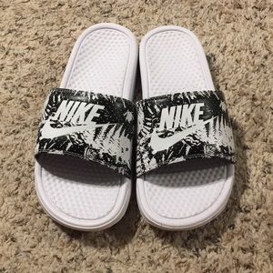 nike tropical slides